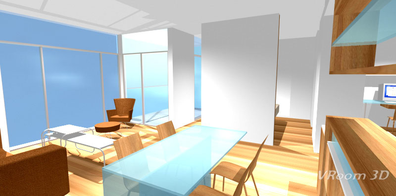 Living-Dining Room  -  click for next image