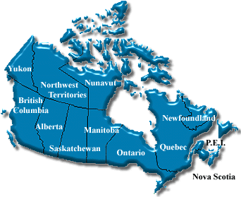 Map of Canada